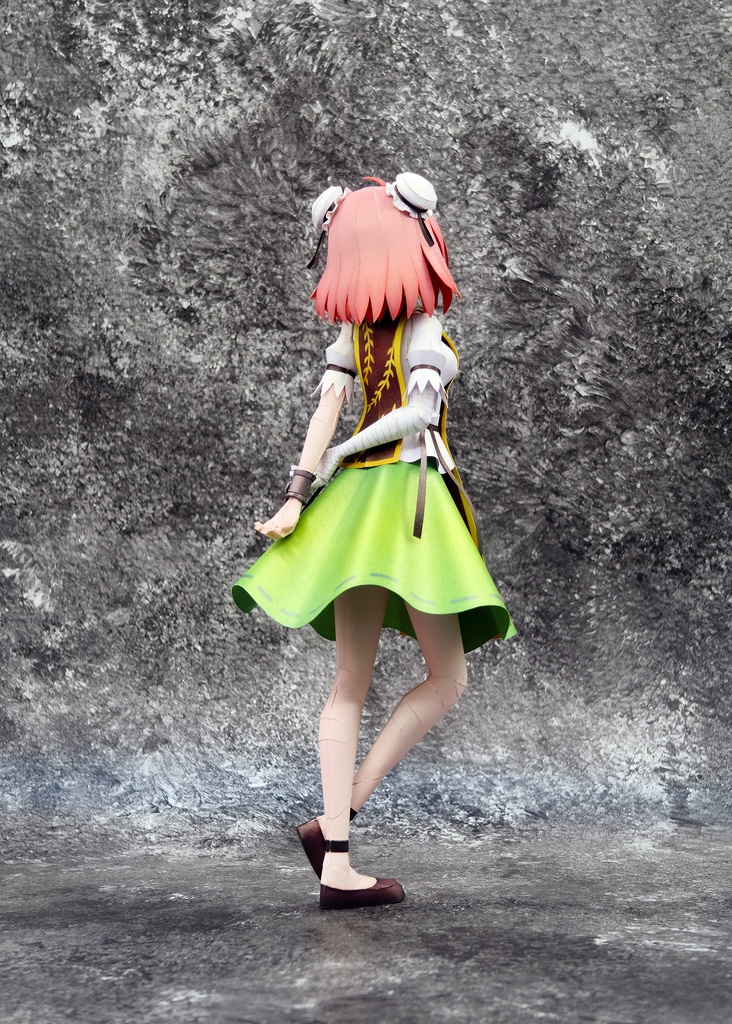 東方Project 茨木華扇 ペーパークラフト papercraft