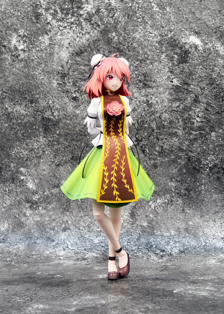 東方Project 茨木華扇 ペーパークラフト papercraft