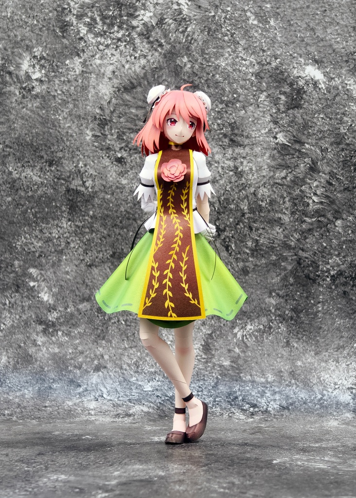 東方Project 茨木華扇 ペーパークラフト papercraft