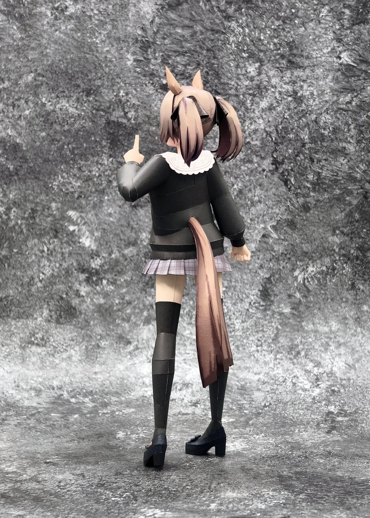 ウマ娘 スマートファルコン ペーパークラフト papercraft