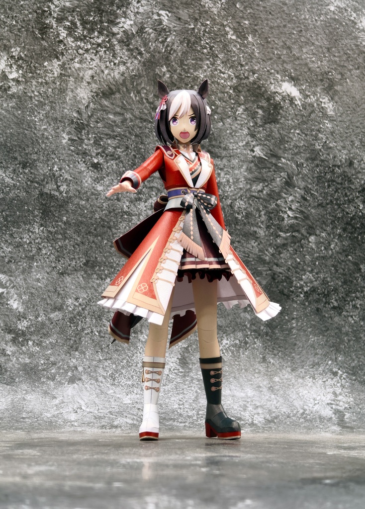 ウマ娘 スペシャルウィーク 【日之本一の総大将】 ペーパークラフト papercraft