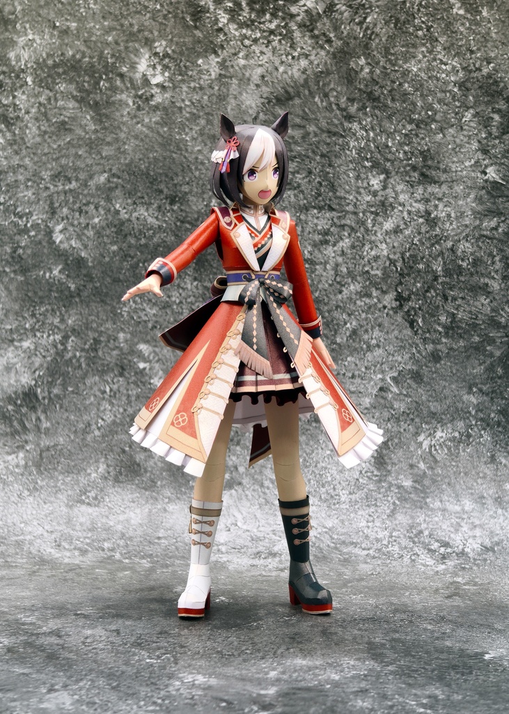 ウマ娘 スペシャルウィーク 【日之本一の総大将】 ペーパークラフト papercraft