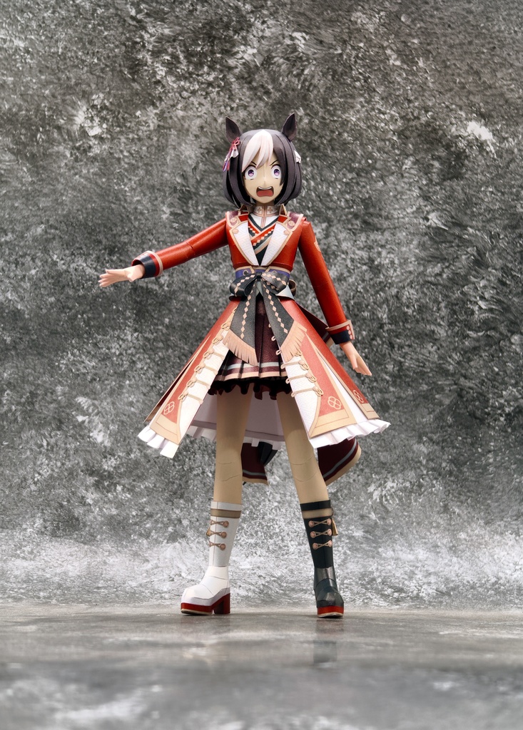 ウマ娘 スペシャルウィーク 【日之本一の総大将】 ペーパークラフト papercraft