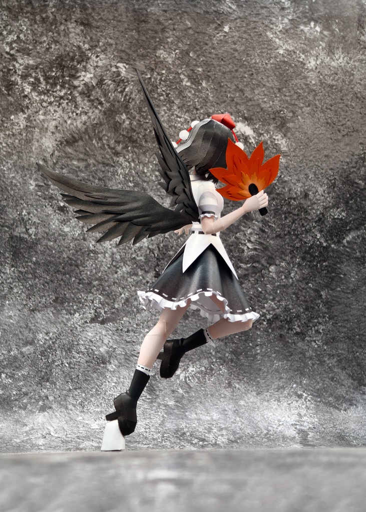 東方Project 射命丸文 ペーパークラフト papercraft