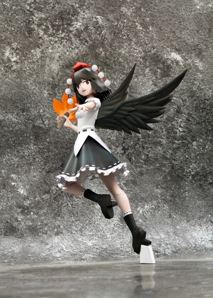 東方Project 射命丸文 ペーパークラフト papercraft