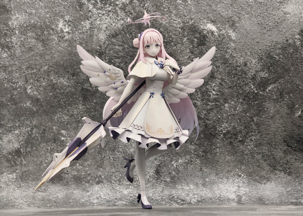 BlueArcive ブルアカ 聖園ミカ ペーパークラフト papercraft