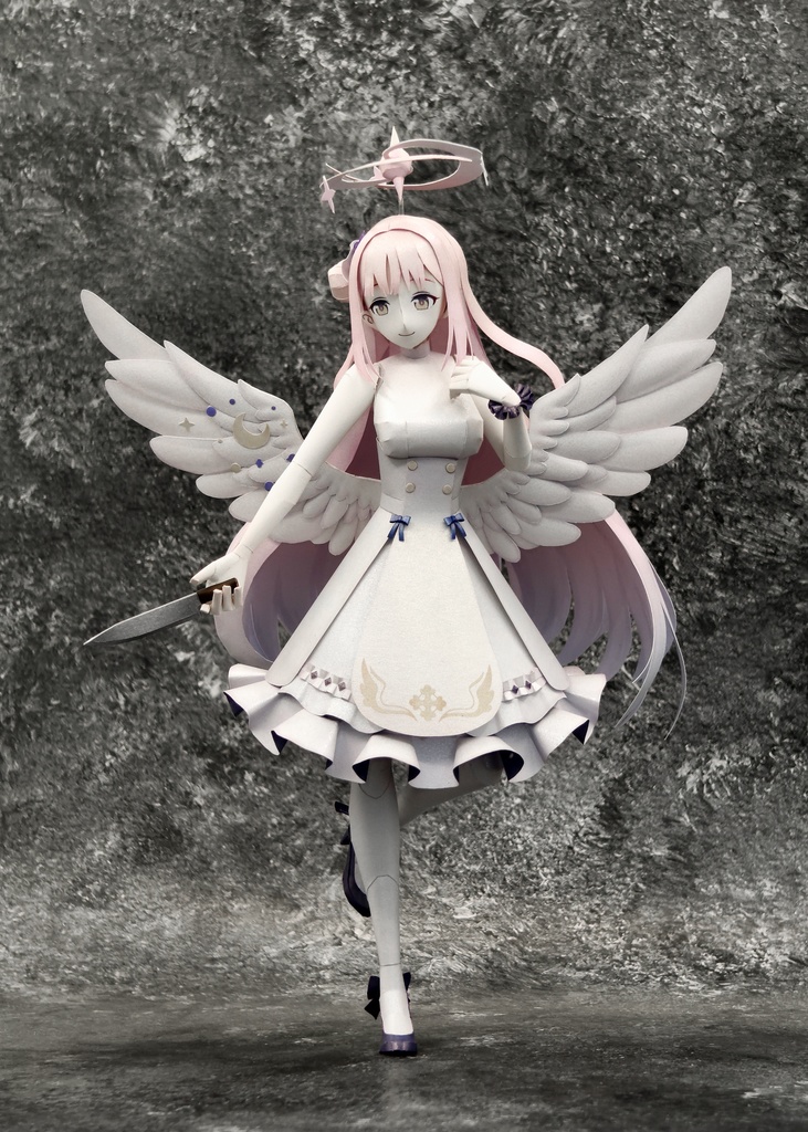 BlueArcive ブルアカ 聖園ミカ ペーパークラフト papercraft