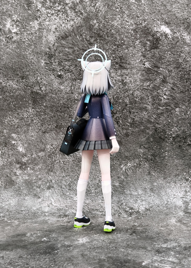 BlueArcive ブルアカ 砂狼シロコ ペーパークラフト papercraft