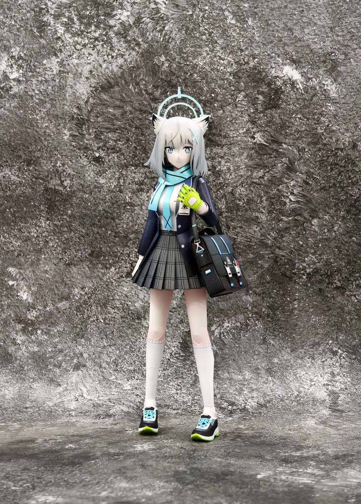 BlueArcive ブルアカ 砂狼シロコ ペーパークラフト papercraft