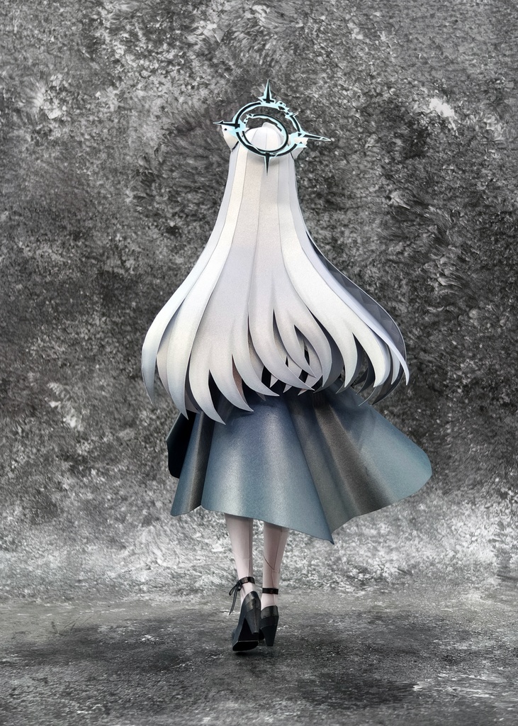 BlueArcive ブルアカ シロコ*テラー ペーパークラフト papercraft