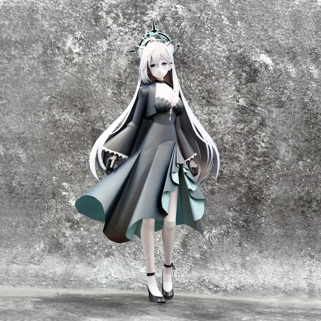 BlueArcive ブルアカ シロコ*テラー ペーパークラフト papercraft
