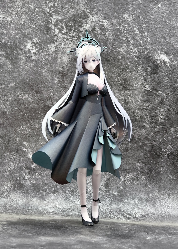 BlueArcive ブルアカ シロコ*テラー ペーパークラフト papercraft