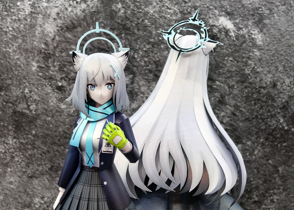 BlueArcive ブルアカ シロコ*テラー ペーパークラフト papercraft