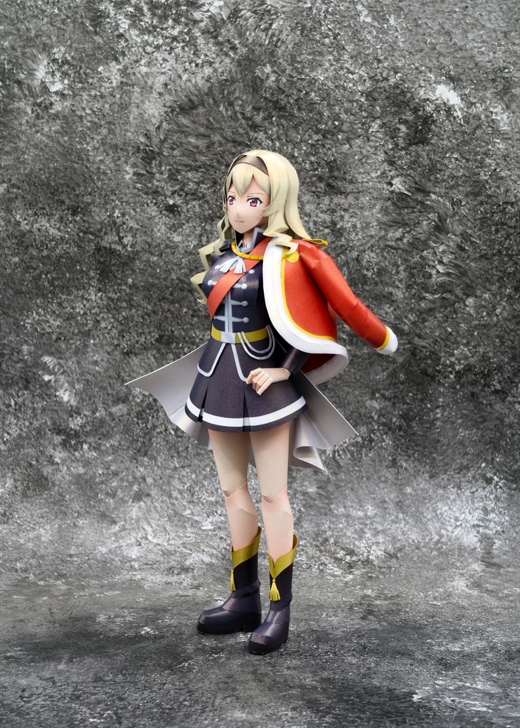 少女☆歌劇 西條クロディーヌ ペーパークラフト papercraft