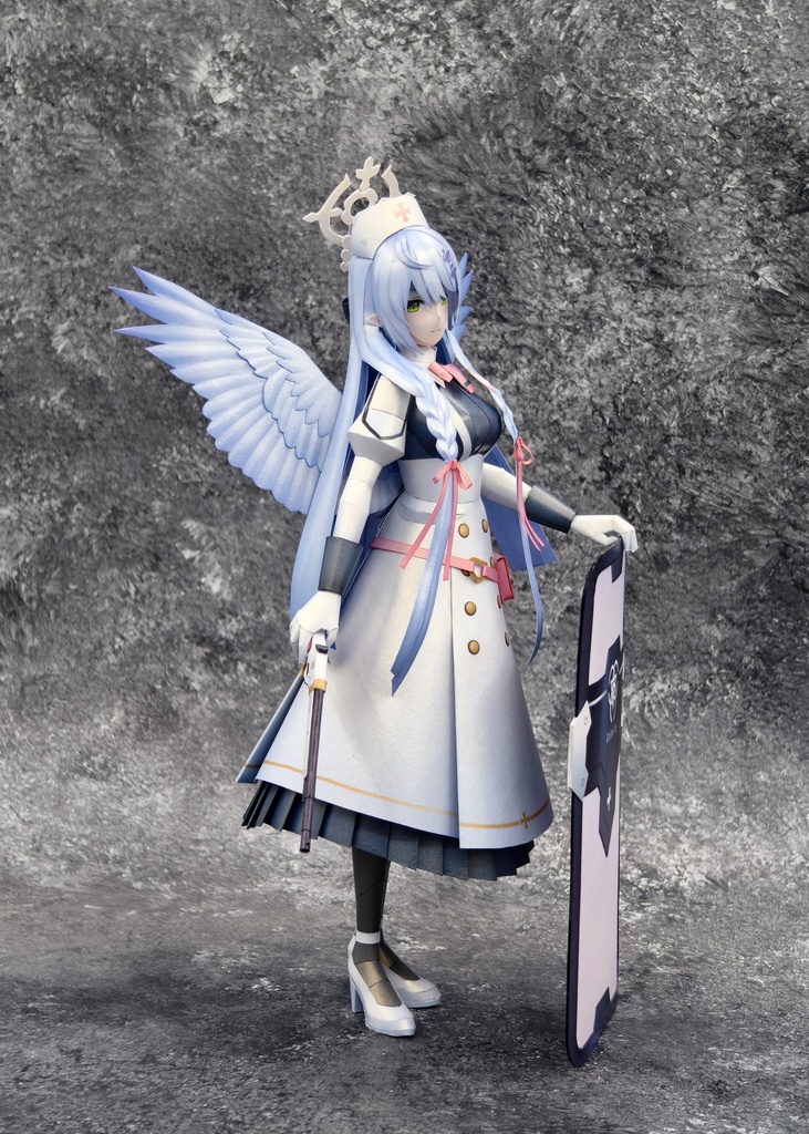 BlueArcive ブルアカ 蒼森ミネ ペーパークラフト papercraft