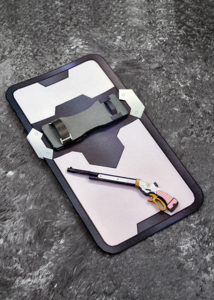 BlueArcive ブルアカ 蒼森ミネ ペーパークラフト papercraft