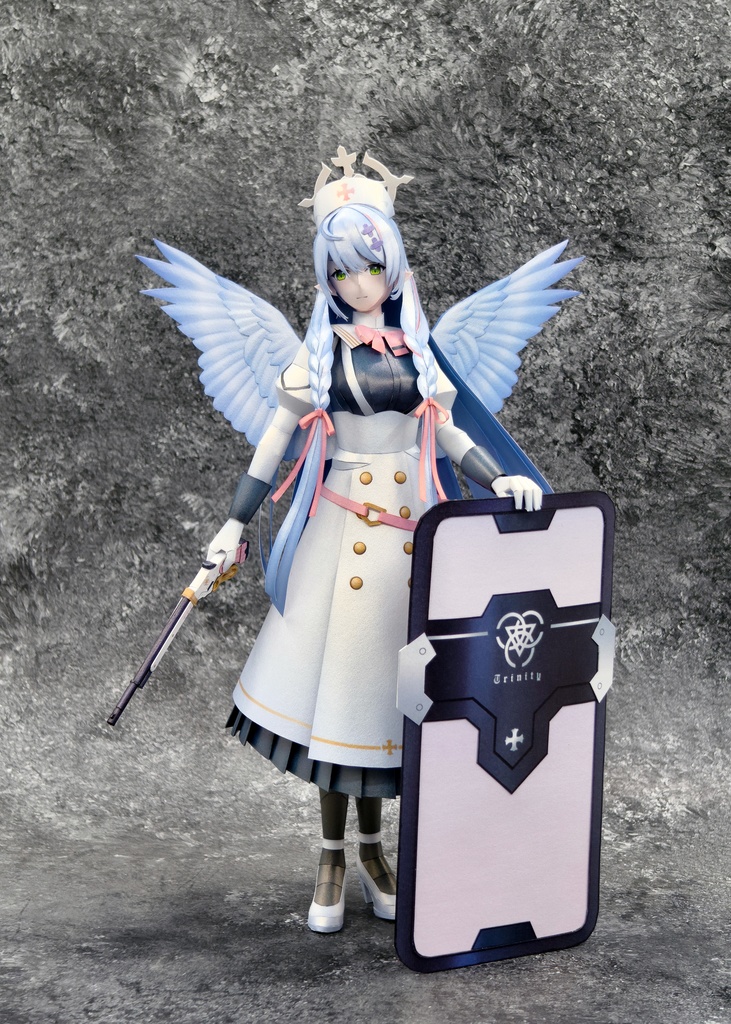 BlueArcive ブルアカ 蒼森ミネ ペーパークラフト papercraft