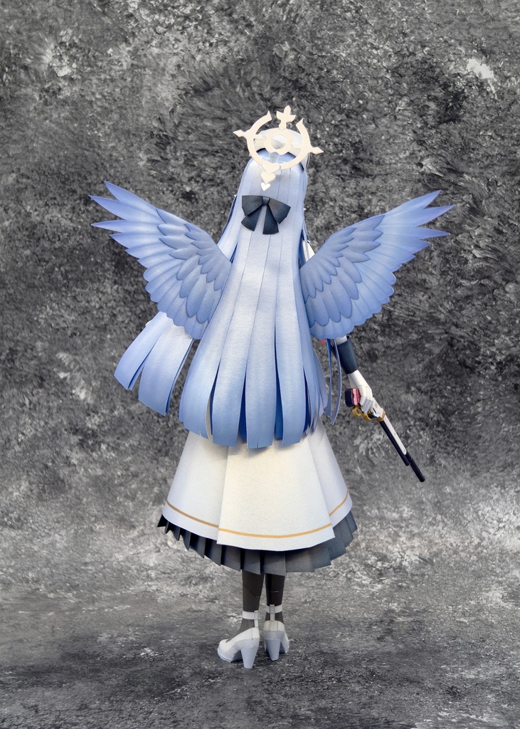 BlueArcive ブルアカ 蒼森ミネ ペーパークラフト papercraft