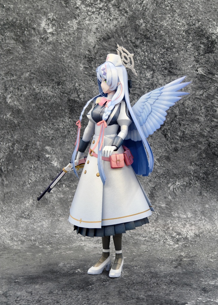 BlueArcive ブルアカ 蒼森ミネ ペーパークラフト papercraft