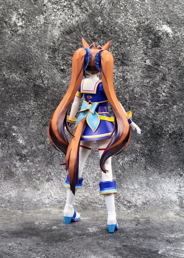 ウマ娘 ダイワスカーレット Half Anniversary ペーパークラフト papercraft