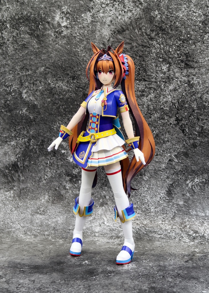 ウマ娘 ダイワスカーレット Half Anniversary ペーパークラフト papercraft