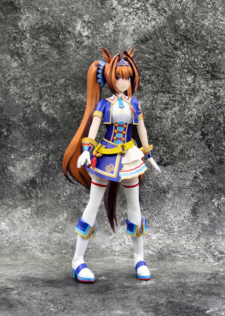 ウマ娘 ダイワスカーレット Half Anniversary ペーパークラフト papercraft