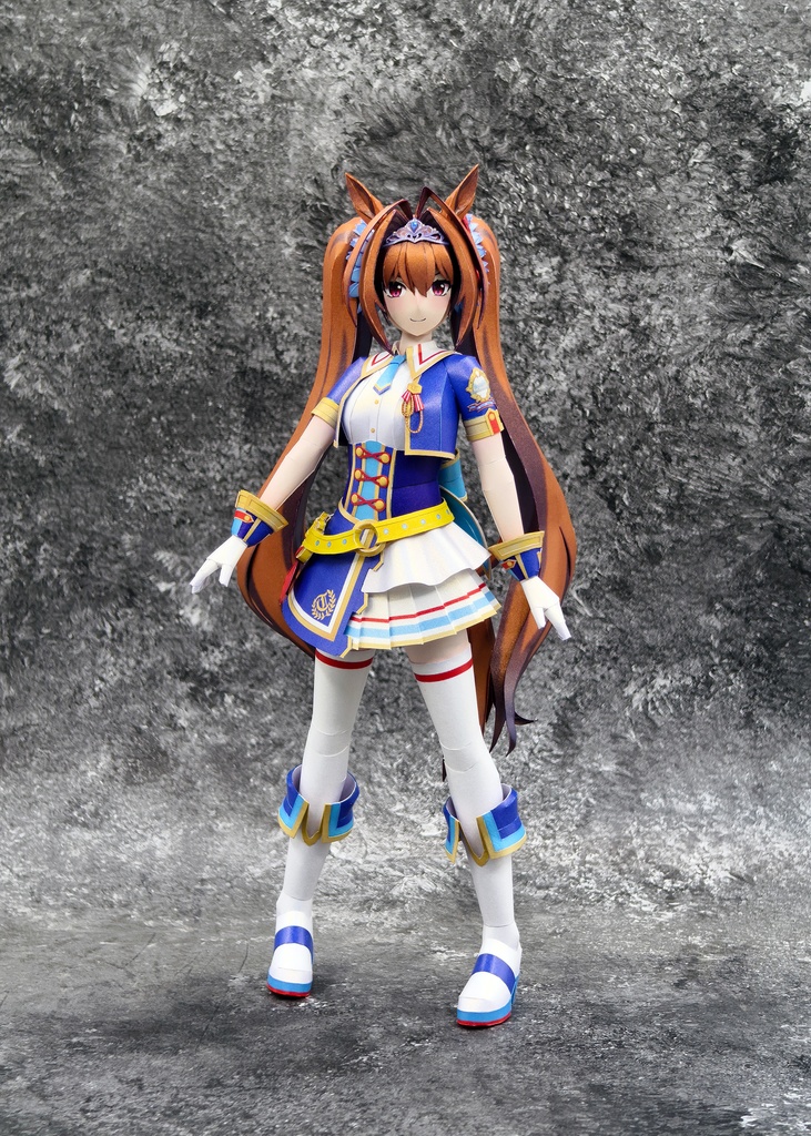 ウマ娘 ダイワスカーレット Half Anniversary ペーパークラフト papercraft