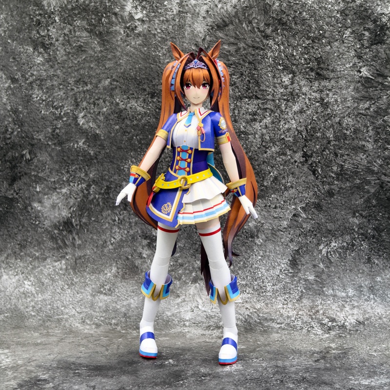 ウマ娘 ダイワスカーレット Half Anniversary ペーパークラフト papercraft