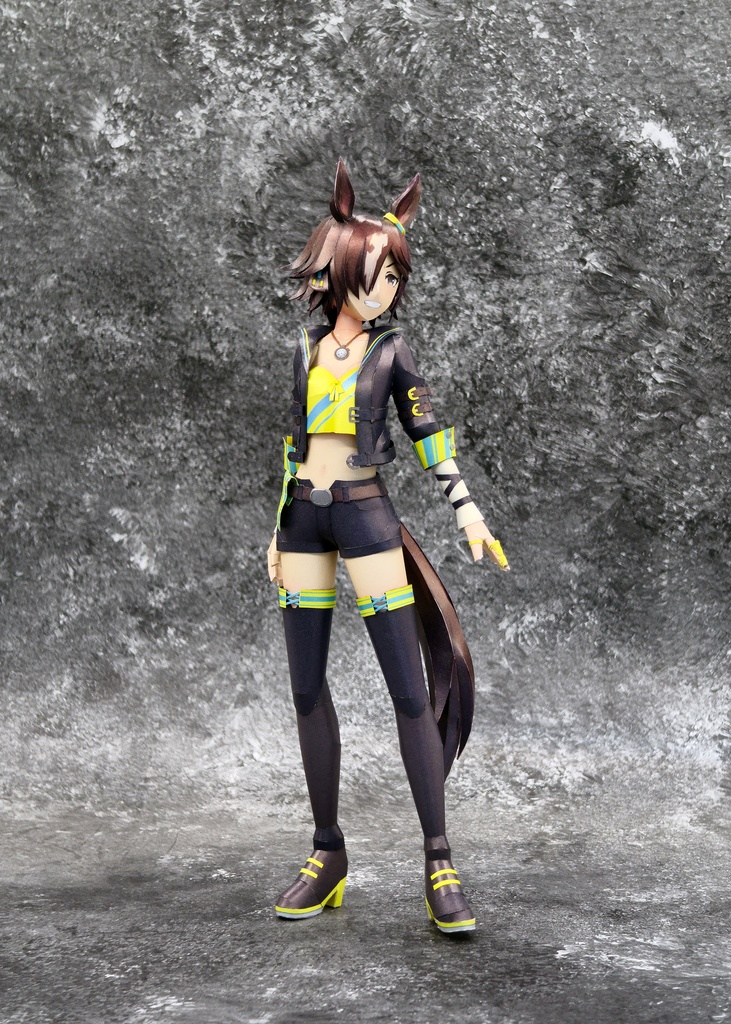 ウマ娘 ウオッカ ワイルドトップギア ペーパークラフト papercraft