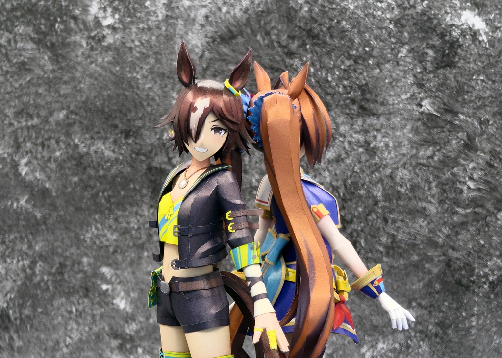 ウマ娘 ウオッカ ワイルドトップギア ペーパークラフト papercraft