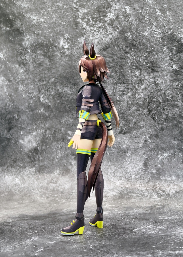 ウマ娘 ウオッカ ワイルドトップギア ペーパークラフト papercraft