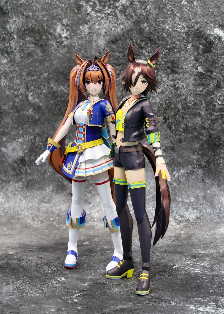 ウマ娘 ウオッカ ワイルドトップギア ペーパークラフト papercraft