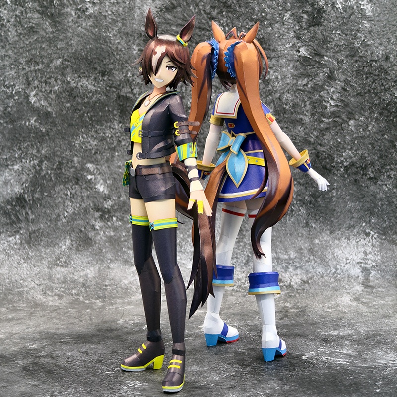 ウマ娘 ウオッカ ワイルドトップギア ペーパークラフト papercraft