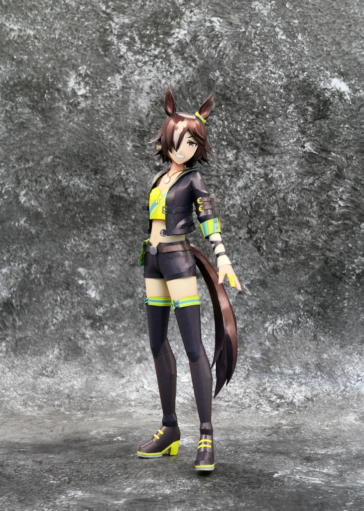 ウマ娘 ウオッカ ワイルドトップギア ペーパークラフト papercraft