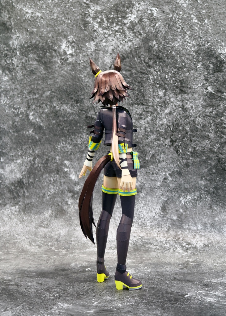 ウマ娘 ウオッカ ワイルドトップギア ペーパークラフト papercraft