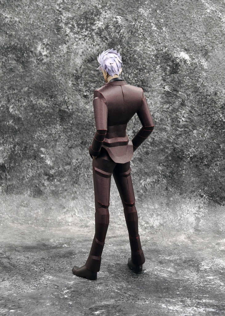 鉄血のオルフェンズ オルガ・イツカ ペーパークラフト papercraft