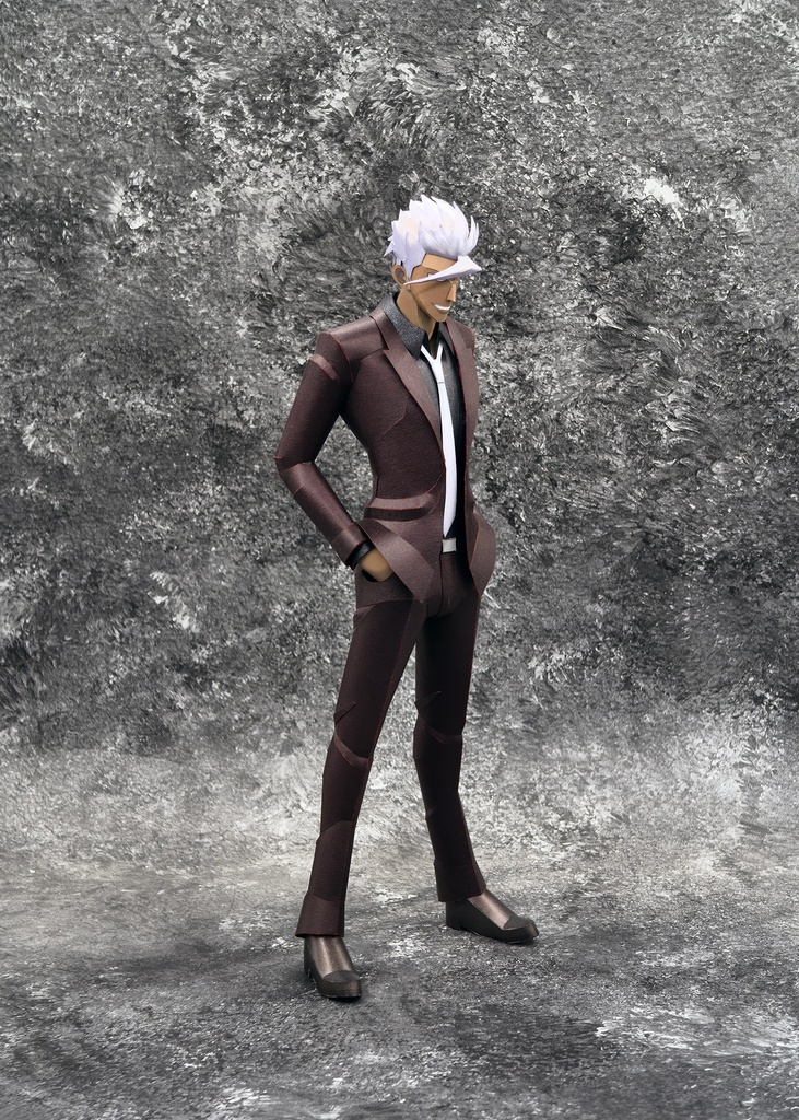 鉄血のオルフェンズ オルガ・イツカ ペーパークラフト papercraft