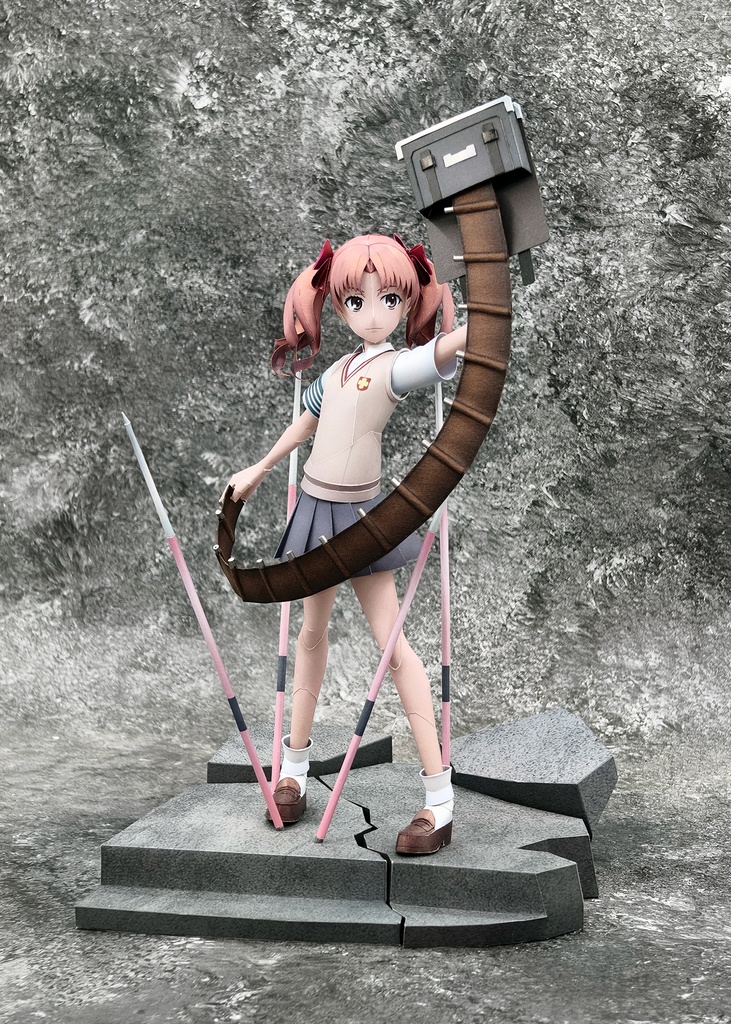 とある科学の超電磁砲 白井黒子 ペーパークラフト papercraft