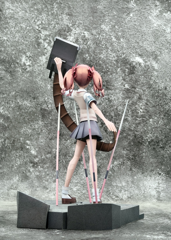 とある科学の超電磁砲 白井黒子 ペーパークラフト papercraft