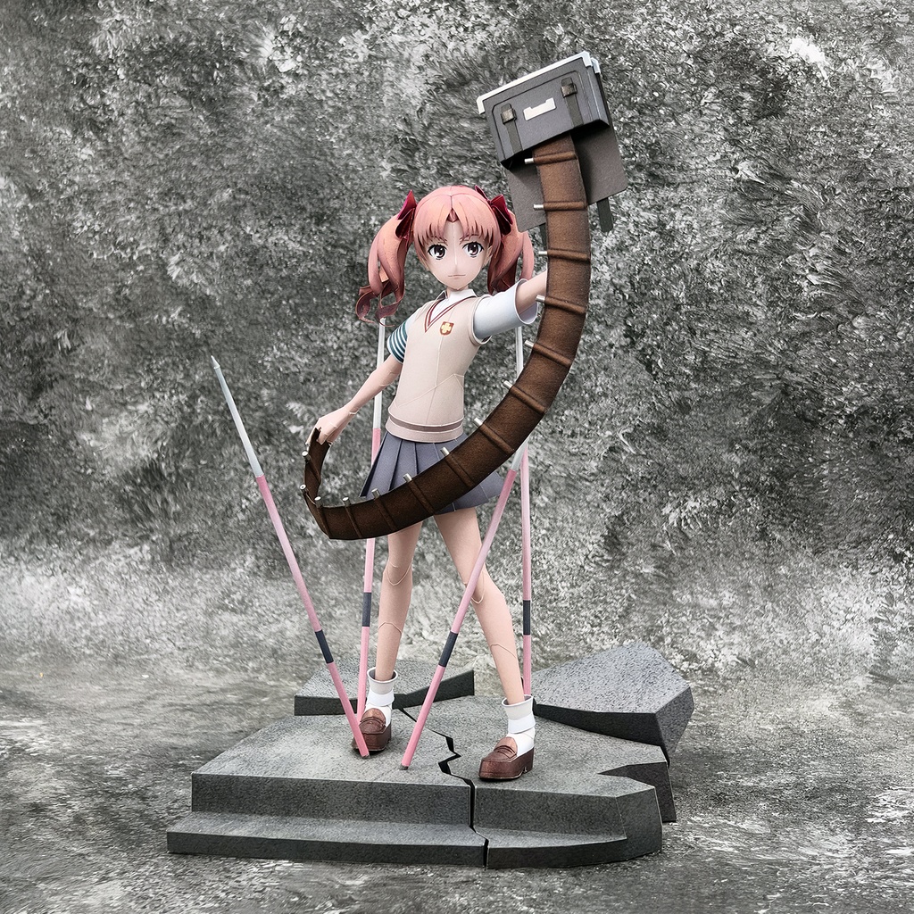 とある科学の超電磁砲 白井黒子 ペーパークラフト papercraft