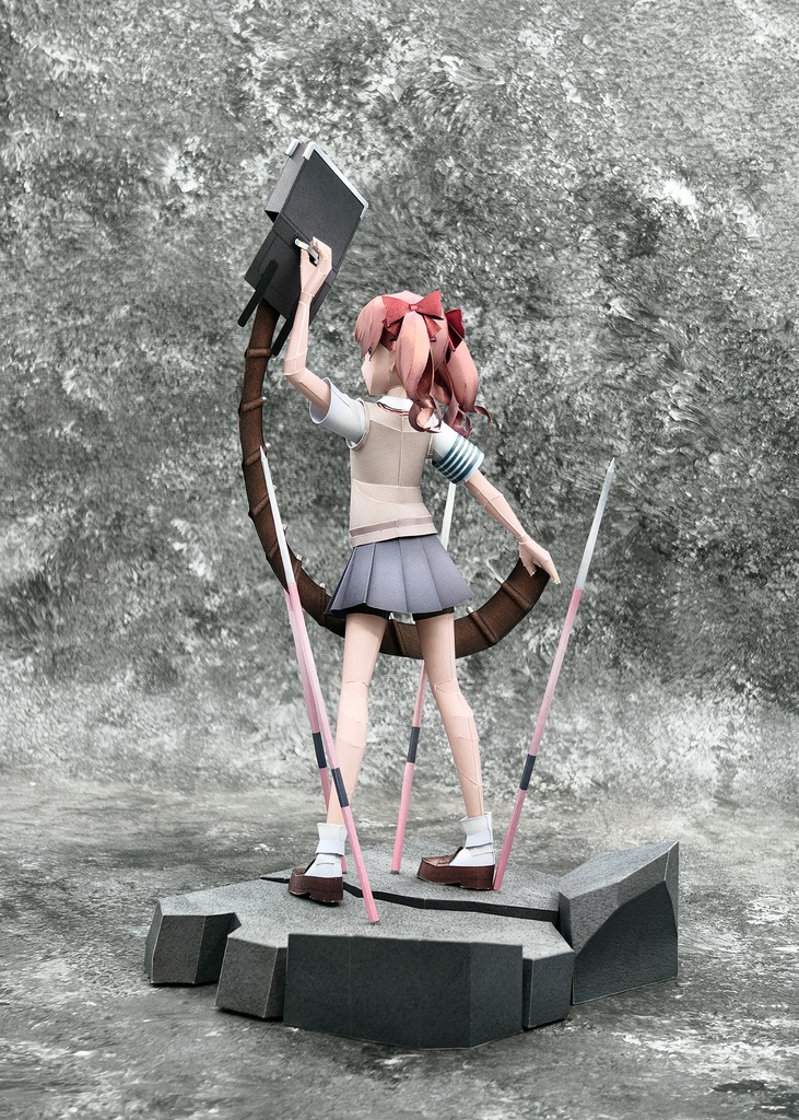 とある科学の超電磁砲 白井黒子 ペーパークラフト papercraft