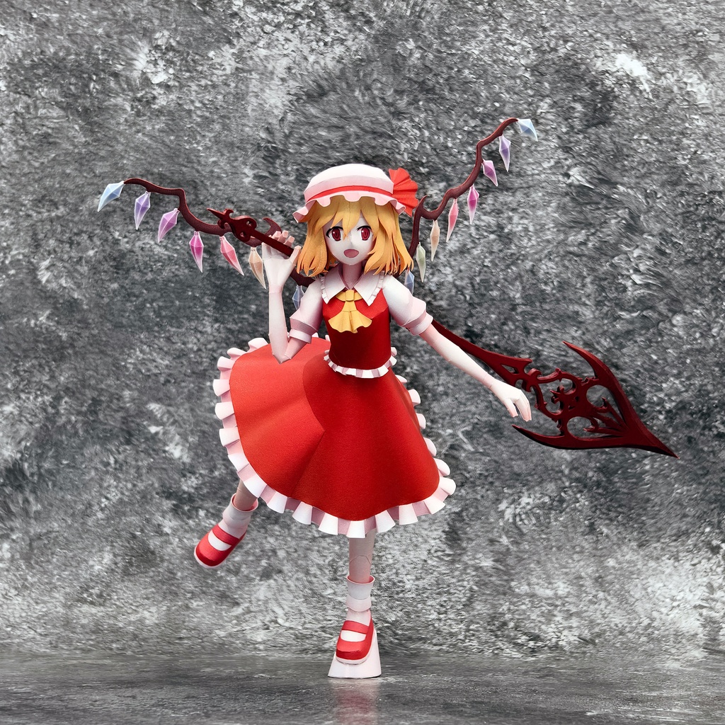 東方Project フランドール・スカーレット ペーパークラフト papercraft