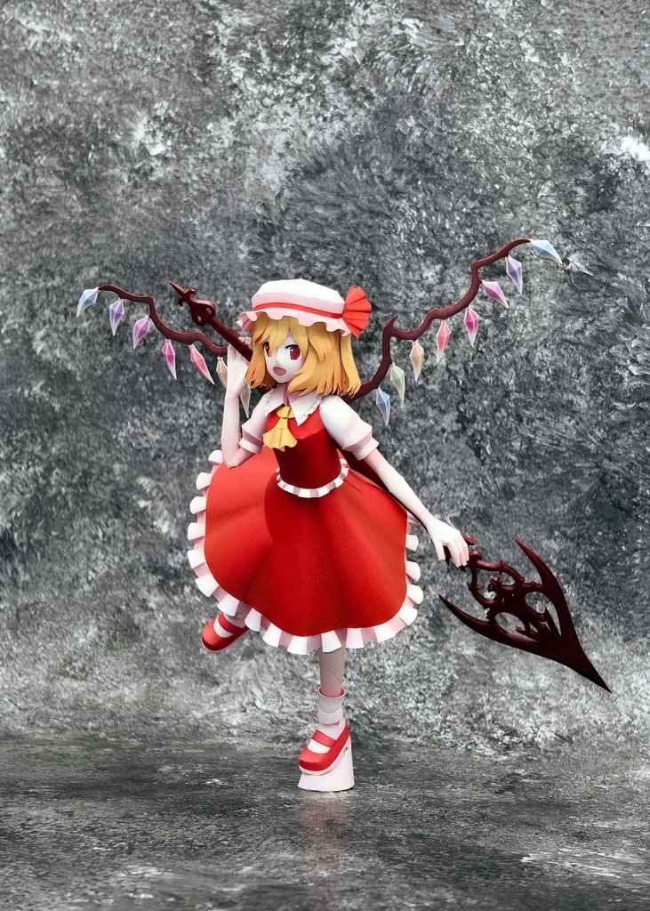 東方Project フランドール・スカーレット ペーパークラフト papercraft