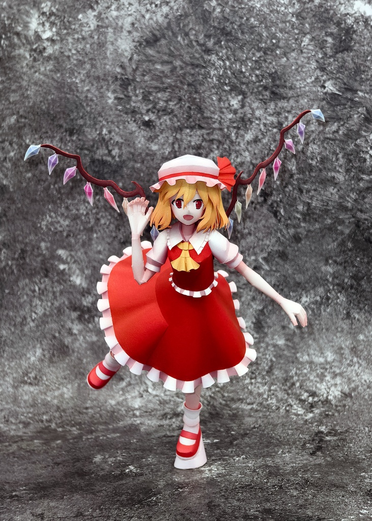 東方Project フランドール・スカーレット ペーパークラフト papercraft