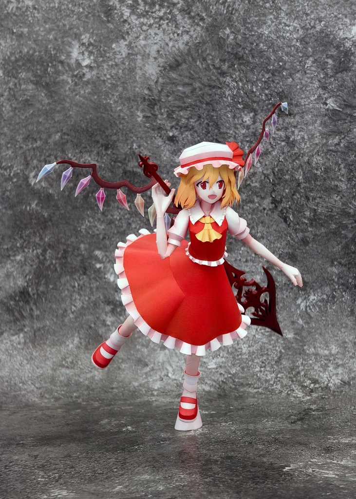東方Project フランドール・スカーレット ペーパークラフト papercraft