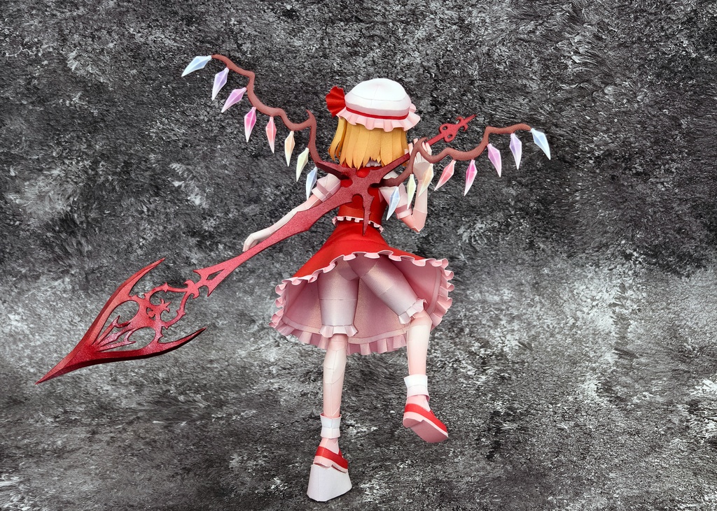 東方Project フランドール・スカーレット ペーパークラフト papercraft