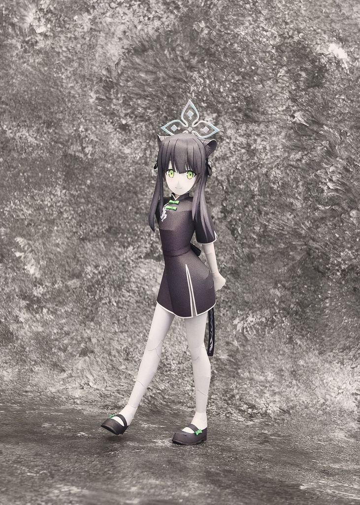 BlueArcive ブルアカ 春原シュン ペーパークラフト papercraft
