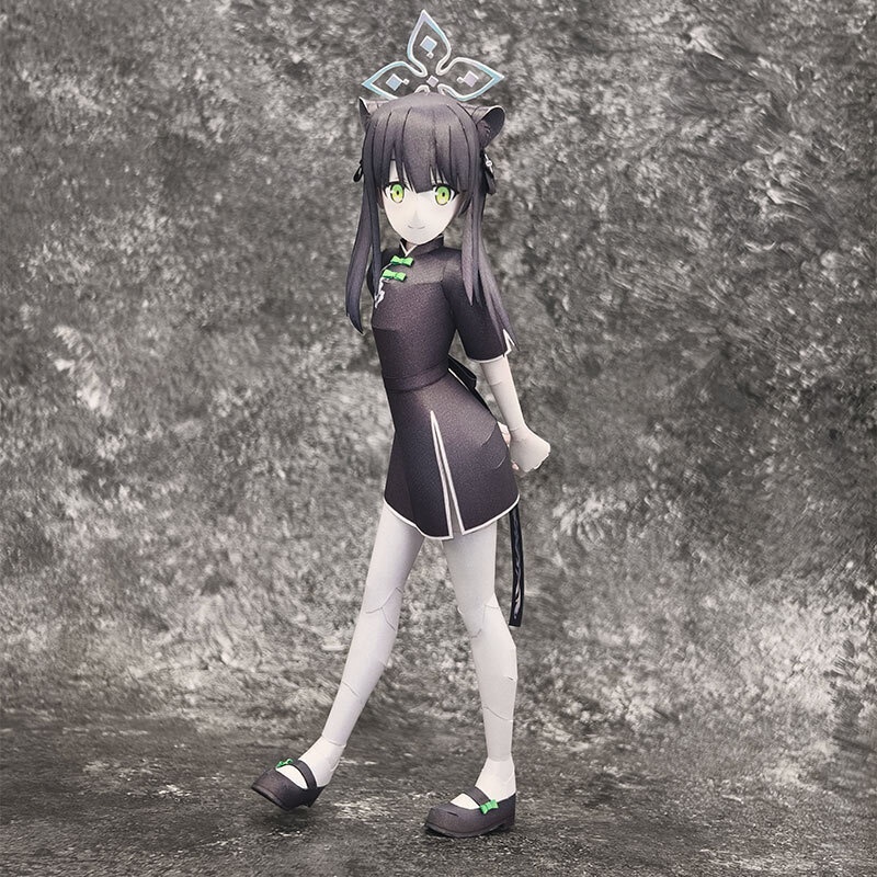 BlueArcive ブルアカ 春原シュン ペーパークラフト papercraft