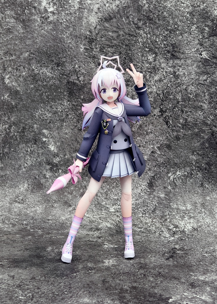 BlueArcive ブルアカ 宇沢レイサ ペーパークラフト papercraft