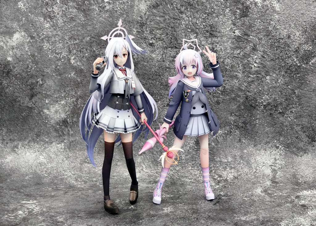 BlueArcive ブルアカ 宇沢レイサ ペーパークラフト papercraft